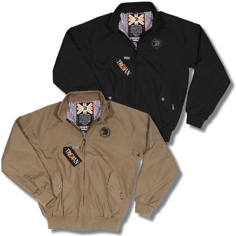 trojan skinhead monochrome tartan harrington lambretta lined ltd edition